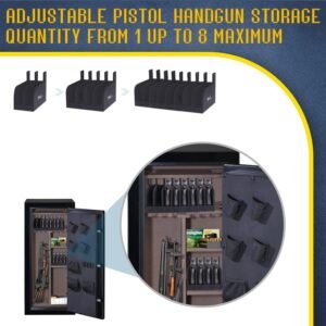 Mind and Action Foam Pistol Rack Handgun Holder