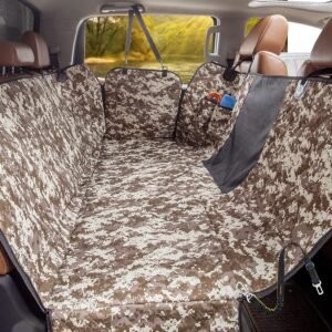 iBuddy Dog Seat Cover for Trucks with Mesh Window